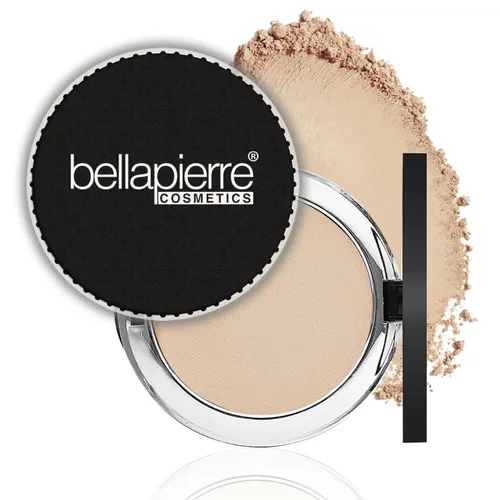 Miniatura 12 de bellapierre Base mineral compacta SPF 15, maquillaje natural vegano y libre de crueldad, base mate de cobertura completa, hipoalergénica, sin aceite