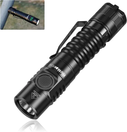 Wurkkos FC11C linterna LED recargable de 1200 lúmenes, distancia de haz de 155m, linternas impermeables IP68 con base magnética, pequeña y potente