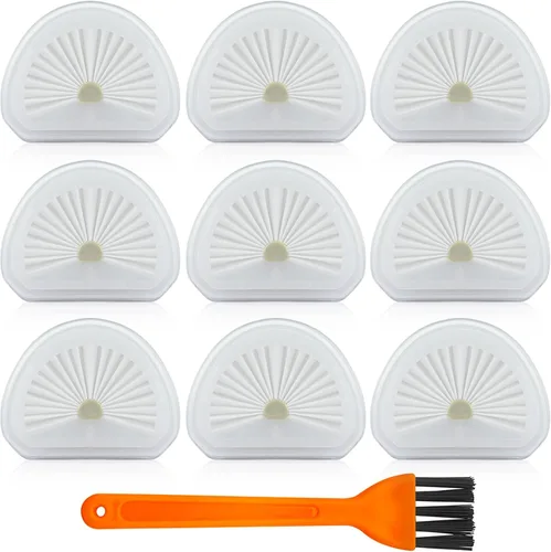 Paquete de 9 filtros de repuesto para aspiradora de mano inalámbrica Black + Decker Dustbuster AdvancedClean VLPF10 HLVA320J26 HLVA325J10
