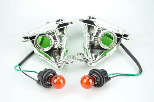 Miniatura 5 de Señales de giro delanteras para motocicleta compatibles con KAWASAKI 07-16 ZX-6R, 06-07 ZX-10R, 07-13 ZR1000,08-16 ZG1400,1400GTR,06-17 ZX-14R