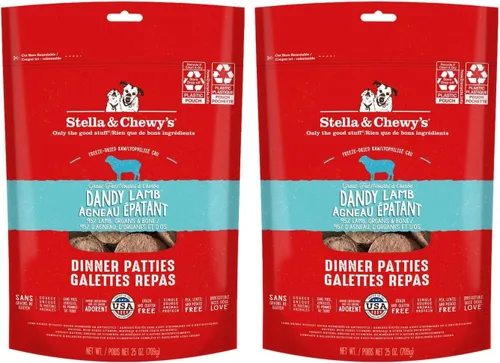 Miniatura 29 de Stella & Chewy's Empanadas crudas liofilizadas – Receta de cordero Dandy – Alimento para cachorros y perros con alto contenido de proteínas sin