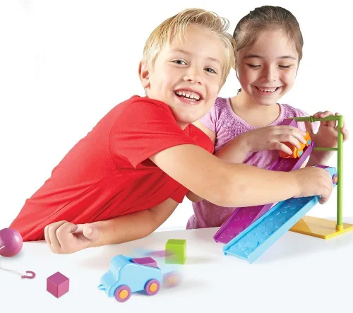 Miniatura 5 de Juego de actividades de Learning Resources STEM Fuerza y Movimiento, 20 piezas