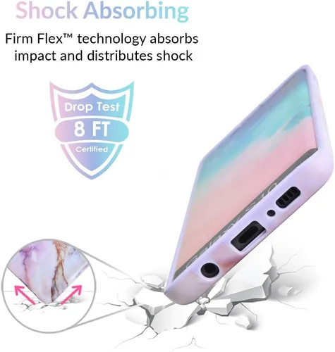 Miniatura 4 de Velvet Caviar Funda compatible con Samsung Galaxy S10 Plus, bonitas fundas protectoras para niñas y mujeres (mármol blanco)