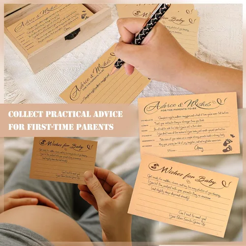 Miniatura 3 de Consejos y deseos para la futura novia, tarjetas de consejos de boda para decoraciones de despedida de soltera, juegos de despedida de soltera, caja