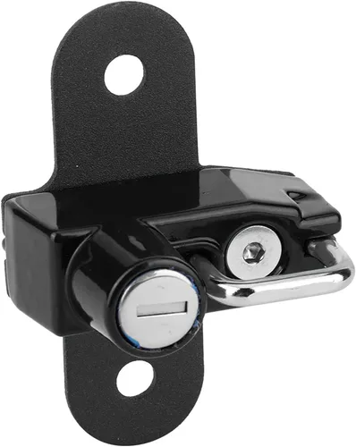 Miniatura 6 de Fydun Motocicleta Casco Lock Mount Hook Aleación de aluminio Kit de modificación de motocicleta para Suzuki V Strom 250 2017 (negro)