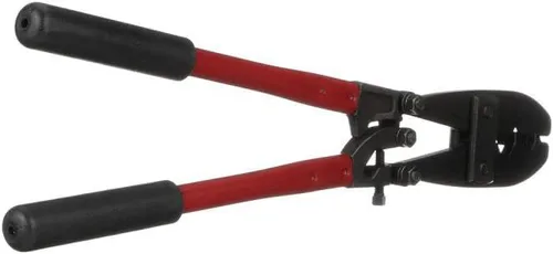 Miniatura 3 de Klein Tools Herramienta de crimpado grande 2006 con acción compuesta para terminales y terminales de 6-4/0 AWG, profundidad de crimpado ajustable