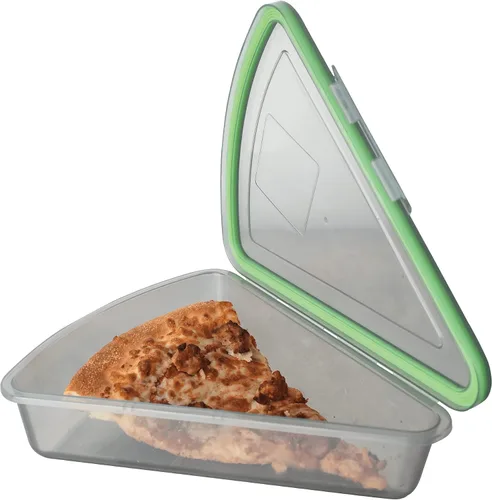 Miniatura 12 de MyGo Container - Contenedor pequeño de 3 compartimentos para llevar, 8" x 8" x 2-1/2", reutilizable, apto para microondas, certificado NSF
