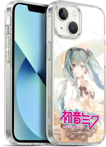 Miniatura 13 de Head Case Designs Licencia Oficial Hatsune Miku Gráficos Lindos Carcasa de Gel [Protección de Grado Militar] Compatible con Apple iPhone 7