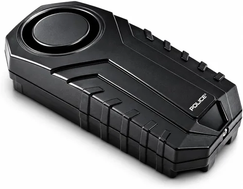 Miniatura 5 de Police Alarma de bicicleta con control remoto 113dB inalámbrico antirrobo vibración, sensor de movimiento, sistema de seguridad impermeable