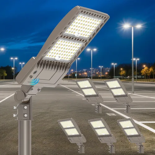 Miniatura 7 de Luz LED de Poste para Estacionamiento de 480V 320W con Montaje de Ajuste Deslizante, Luces LED Tipo Caja UL DLC Certificadas 44800LM 5000K Luces