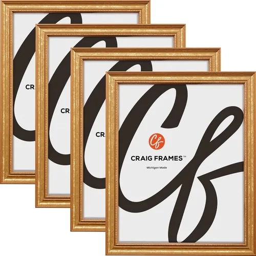 Miniatura 8 de Craig Frames 314BR - Marco de fotos de bronce adornado, 4 x 6 pulgadas, juego de 4