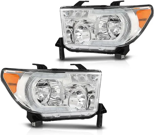 Miniatura 40 de CNNELL Conjunto de faros delanteros compatible con Ford F150 Pickup 2004-2008/Lincoln Mark LT 2006-2008