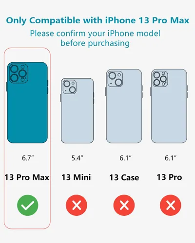 Miniatura 2 de SCORPIFY Funda para iPhone 13 Pro Max con diseño floral de Nemophila azul, bonita funda transparente con flores para teléfono para mujeres y niñas
