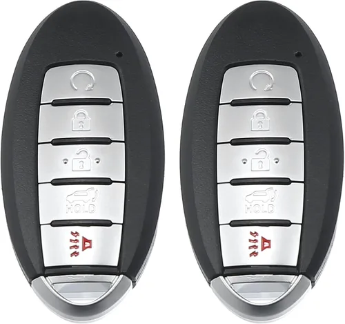 X AUTOHAUX 2 unids 434MHz KR5TXN4 reemplazo inteligente de proximidad inserto de entrada sin llave remoto llavero para Nissan Rogue 2019 2020 2021 5