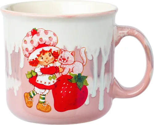 Miniatura 10 de Silver Buffalo - Taza de cerámica de campamento de Los Ositos Cariñositos con purpurina y frase «Positive Vibes» de 20 onzas Care Bears Vibes