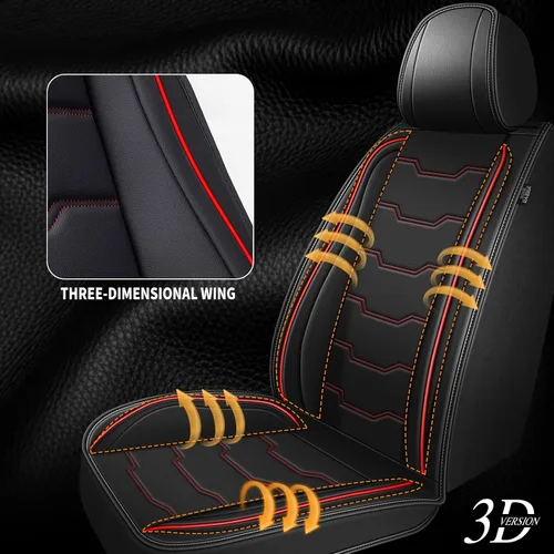 Miniatura 4 de DISUTOGO 2 Front Seat Covers for Hyundai Tucson 2005-2024 2025 2026, Waterproof Faux Leather Car Seat Covers Easy Clean & Compatible Airbag