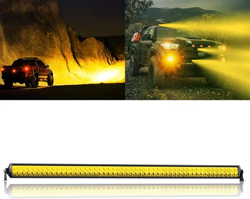 Miniatura 14 de Barra de luz LED de 12 pulgadas EK ENNOKING de doble fila, foco marino blanco, alta luminosidad, 100 W, luz LED de haz puntual y de inundación, luz