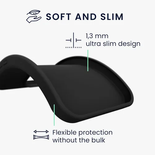 Miniatura 6 de kwmobile Funda compatible con Samsung Galaxy A70 - Funda protectora de silicona TPU suave y delgada, color negro mate