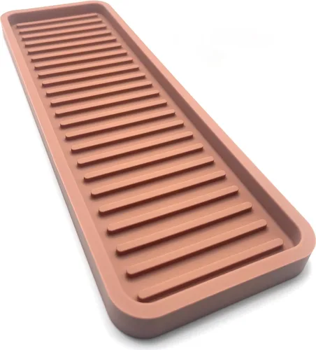 Miniatura 10 de Bandeja organizadora para fregadero de cocina de silicona, soporte de esponja y protector de encimera Plato y bandeja dispensadora de jabón