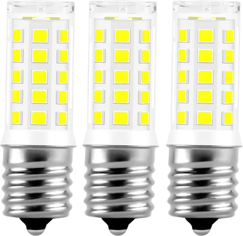 Miniatura 8 de 5304517886 Kei D28A Bombilla de repuesto para refrigerador, bombilla LED E17, bombilla congelador 3W AC100-130V luz diurna blanca, 2 paquetes