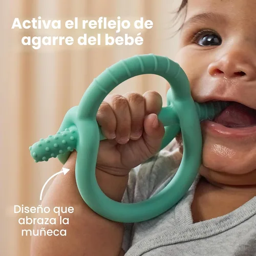 Miniatura 3 de Frida Baby Get-A-Grip - Mordedor de silicona para aliviar el dolor de dentición, sin BPA, juguetes de dentición de grado alimenticio para bebés