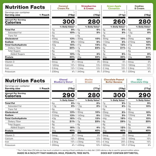 Miniatura 2 de Oats Overnight Paquete de variedad definitivo - Batido proteico para el desayuno alto en proteínas, 5g de fibra - Harina de avena sin gluten, avena