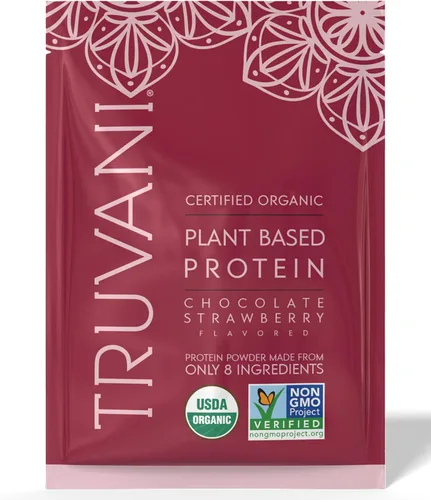 Miniatura 14 de Truvani Proteína vegana de guisante en polvo Matcha 0.71 oz de proteína orgánica a base de plantas 1 porción Keto Sin gluten y lácteos