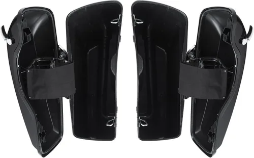 Miniatura 5 de TCMT Alforjas alargadas de 5 pulgadas con llave de cierre para Harley 2014-2024 Touring Road King Electra Street Glide Alforjas Estilo F