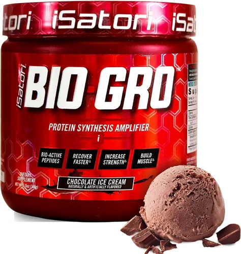 Miniatura 9 de iSatori BIO-GRO Amplificador de síntesis de proteínas, para recuperación muscular y crecimiento, suplemento de calostro y sin estimulantes mejorado