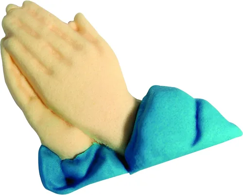 Miniatura 8 de JEM PopIt - Molde para decoración de pasteles, manos rezando, tamaño pequeño y grande, color blanco