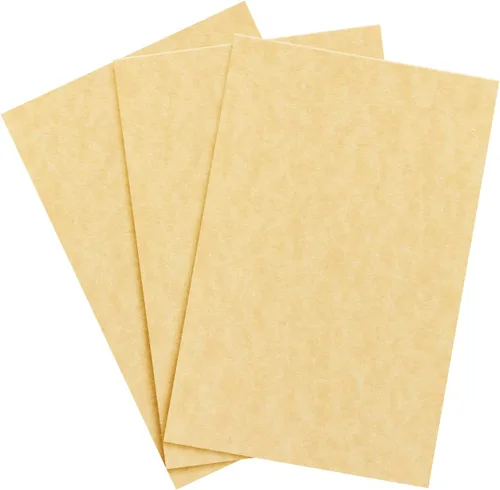 Miniatura 12 de Cartulina de pergamino natural – Tarjeta de pergamino multiusos para certificados, menús e invitaciones de boda Peso medio 65 libras (6.21 oz/m²)