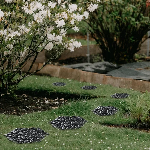 Miniatura 7 de Piedra Decorativa de Río de 12 pulgadas - Adoquines para Sendero de Jardín Exterior, Paisajismo - Piedras Pulidas de Guijarros para Patio, Jardín