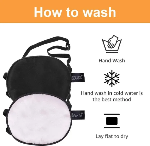 Miniatura 6 de eZAKKA Parches para ojos para adultos y niños, ojo izquierdo y derecho, 2 parches de seda para ojos perezosos después de cirugía, ambliopía, negro