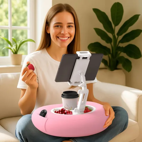 Miniatura 9 de Soporte de almohada para tableta para Kindle iPad compatible con teléfono/tableta de 4.7 a 10 pulgadas, iPad, iPhone, Samsung, Google, soporte
