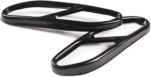 Miniatura 2 de Tapacubos de tubo de escape trasero de acero inoxidable para Mercedes Benz Clase S W222 C217 S320 S400 S500 2010-2017 AMG