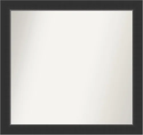 Miniatura 94 de Amanti Art Espejo personalizado, espejo de baño negro Astor, espejo de pared o espejo de tocador de baño sobre el fregadero (25 x 25 pulgadas)