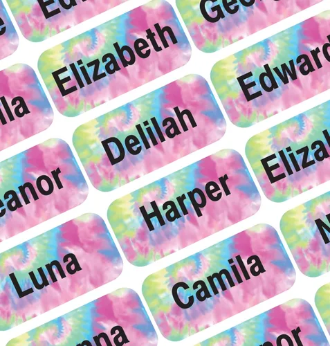 Miniatura 18 de Etiquetas de Nombre Personalizadas para Niños – 60 Etiquetas Impermeables de Pelar y Pegar para Ropa, Cajas de Almuerzo, Botellas de Agua, Bolsas