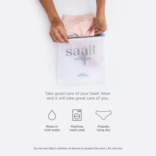 Miniatura 8 de saalt Ropa interior modal de breve período de comodidad - Absorción pesada y súper absorción
