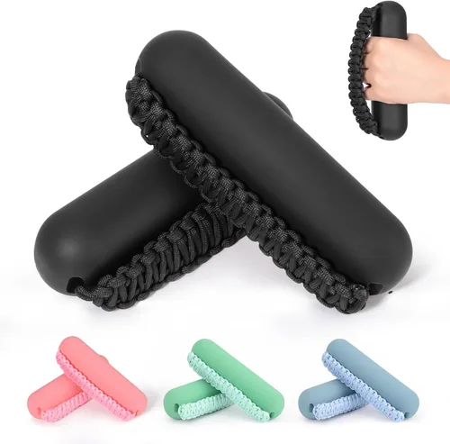 Miniatura 14 de Hikeen - Juego de pesas de mano para mujeres y hombres, mancuernas suaves de 2 (1lb, 2lbs o 3lbs), peso para caminar con correa para manos