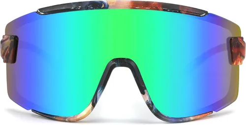 Miniatura 10 de FEISEDY Gafas de ciclismo para hombres y mujeres, gafas de sol deportivas de los años 80, gafas de esquí, conducción, pesca, ciclismo, protección