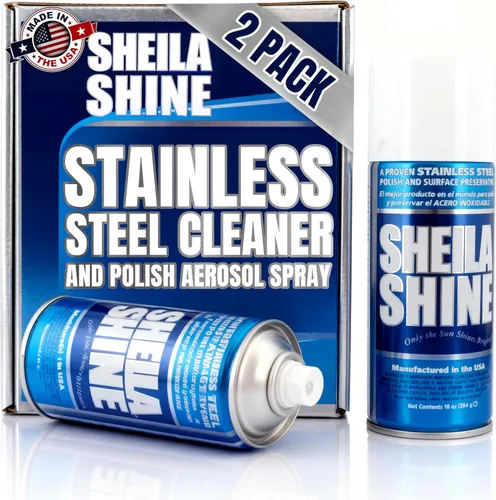 Miniatura 13 de Sheila Shine Limpiador y pulidor de acero inoxidable de 1 cuarto de galón Lata de 1 cuarto de galón Sin residuos y rayas Fabricado en Estados