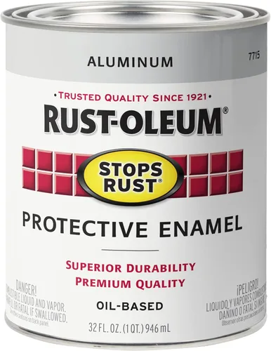 Miniatura 41 de Rust-Oleum 7765502 - Pintura anti-óxido para aplicación con brocha, cuarto de galón, color rojo real brillante, (paquete de 1)