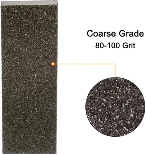 Miniatura 5 de HARFINGTON Bloques de esponja de lijado grueso, bloque de lijado de espuma de grano 80-100 para pulir la cocina de metal de madera de yeso
