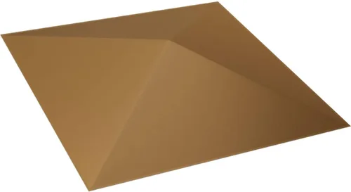 Miniatura 6 de Ekena Millwork 11 7/8 pulgadas de ancho x 11 7/8 pulgadas de alto Sellek EnduraWall Decorativo Panel de pared 3D, dorado