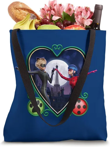 Miniatura 4 de Miraculous Ladybug and Cat Noir The Movie Heart Tote Bag