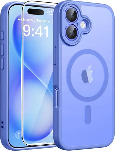 Miniatura 214 de FNTCASE - Funda para iPhone 16 Pro: magnética, mate, translúcida, de grado militar, protectora contra caídas, resistente, fina, duradera y a prueba