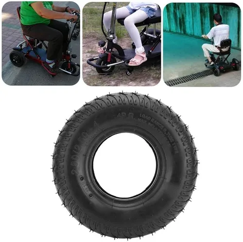 Miniatura 4 de Neumático neumático 2.80/2.50-4 para scooters de movilidad - Accesorio de rueda de repuesto de alto rendimiento con fuerte agarre y estabilidad