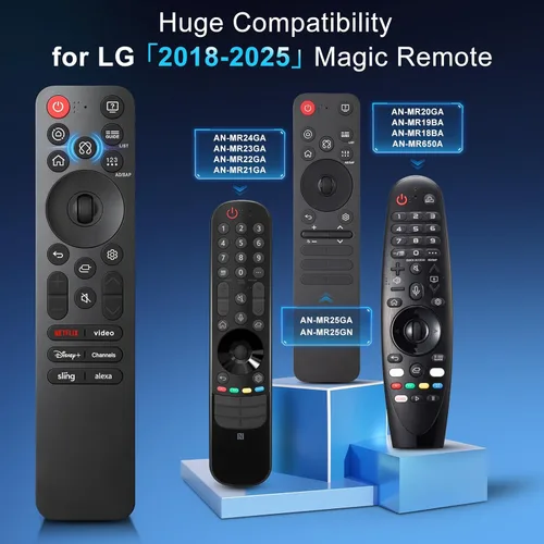 Miniatura 2 de AI Voice Magic Remote para LG OLED QNED UHD NanoCell Webos Smart TV Magic Control remoto reemplazo AN-MR25GA MR21 MR22 MR23 MR24 GA GN MR20GA MR19BA