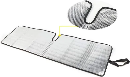 Miniatura 2 de JeCar Parasol plegable para parabrisas de papel de aluminio para Jeep Wrangler JK JKU 2007-2018 y Jeep Wrangler TJ LJ 1997-2006