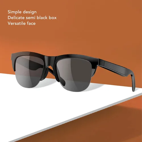 Miniatura 5 de Lentes de sol inteligentes, control táctil U V 400, gafas deportivas al aire libre, lentes de audio de dientes azules para hombres y mujeres